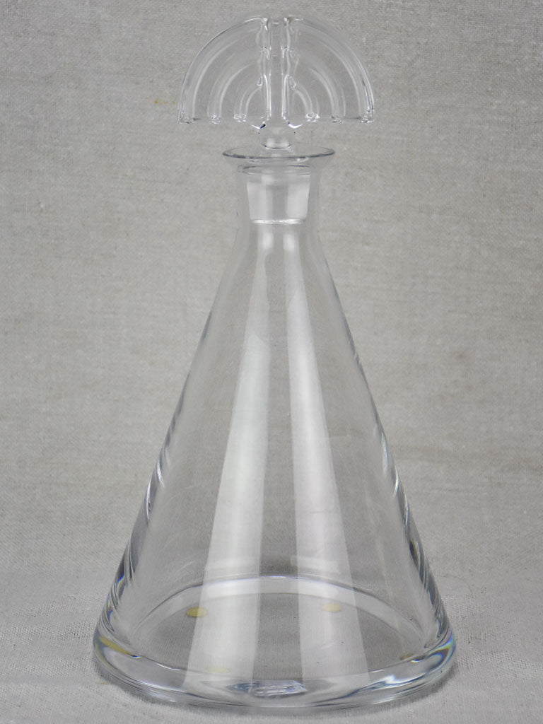 Art Deco crystal Carafe