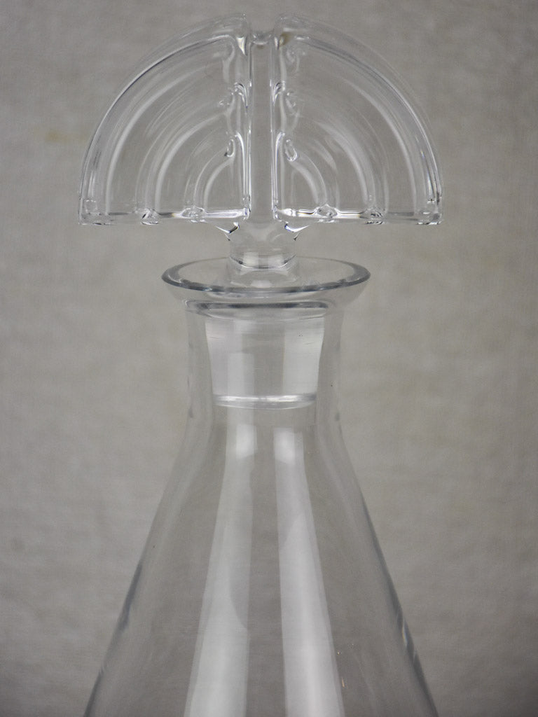 Art Deco crystal Carafe