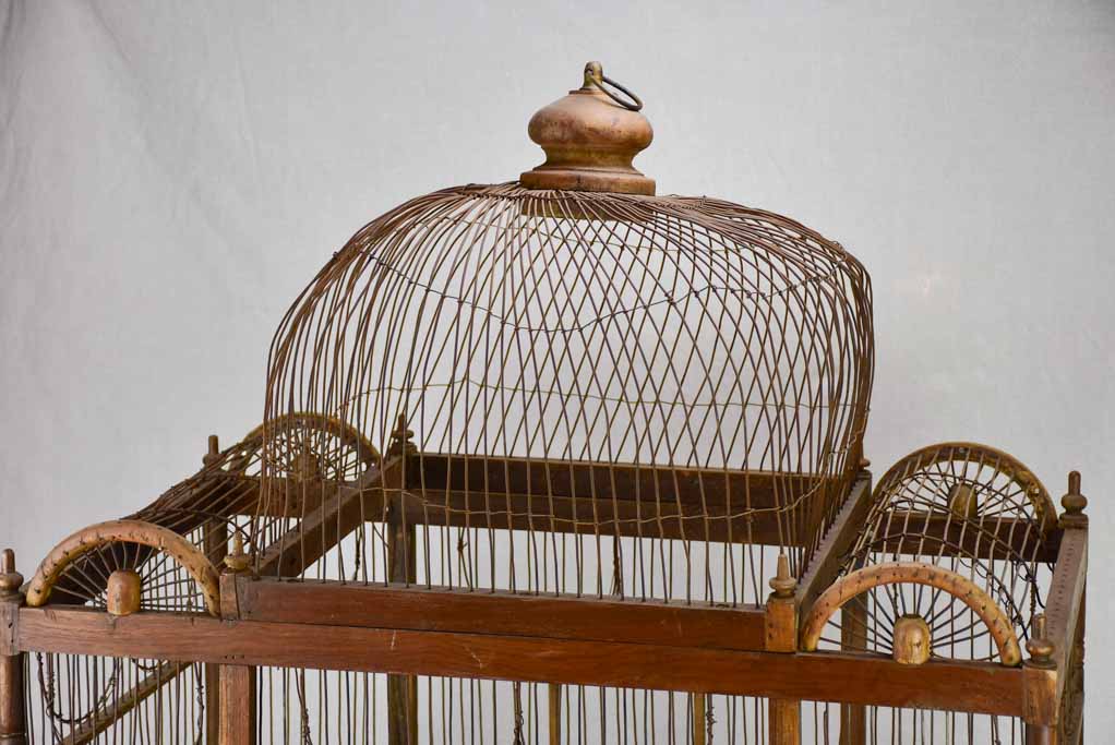 Very large antique French birdcage 39½"