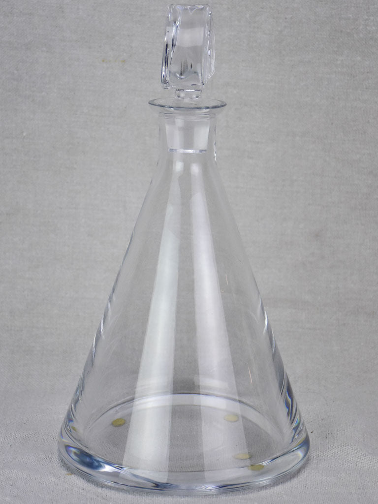 Art Deco crystal Carafe