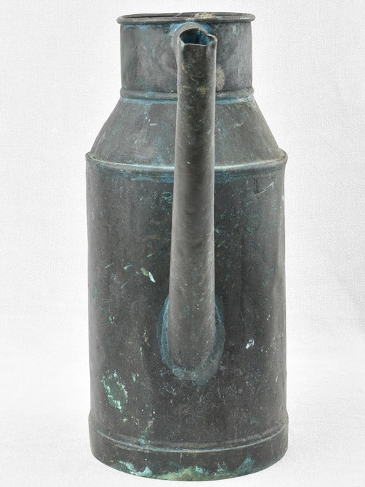 Watering can - w/ black blue patina 18½"