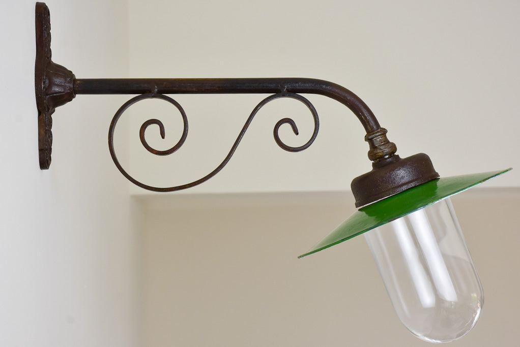 Elegant Black or Green Shade Sconce