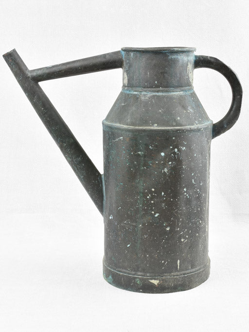 Watering can - w/ black blue patina 18½"