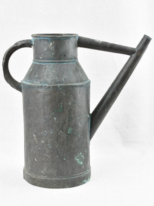 Watering can - w/ black blue patina 18½"