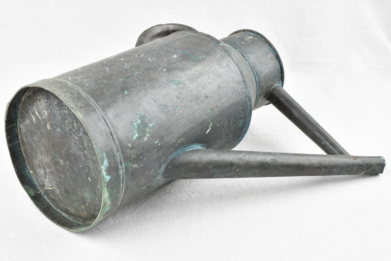 Watering can - w/ black blue patina 18½"