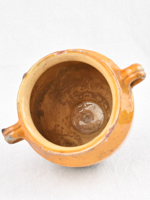 Small antique French confit pot 6"