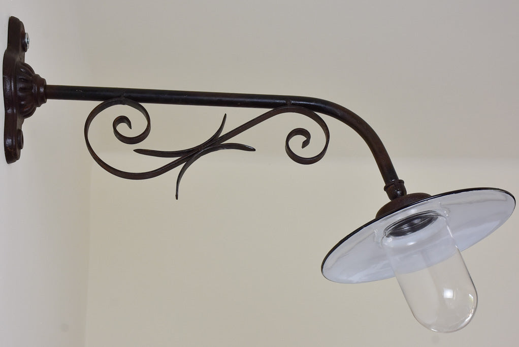 Handmade outdoor cast iron lighting fixture