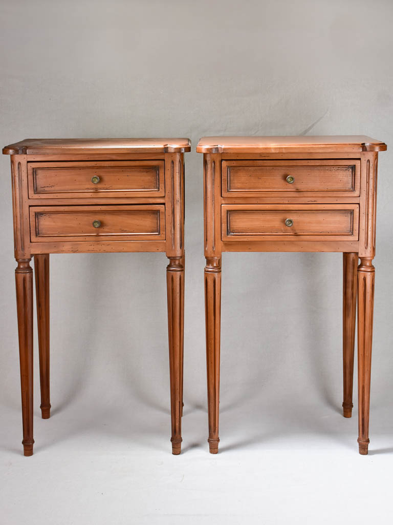 Pair of vintage Louis XVI style nightstands