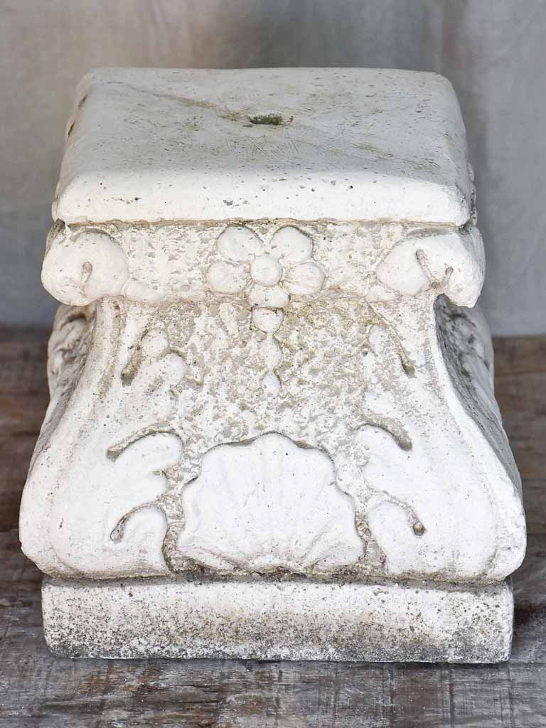 Rustic 1950s Italian Concrete Pedestal