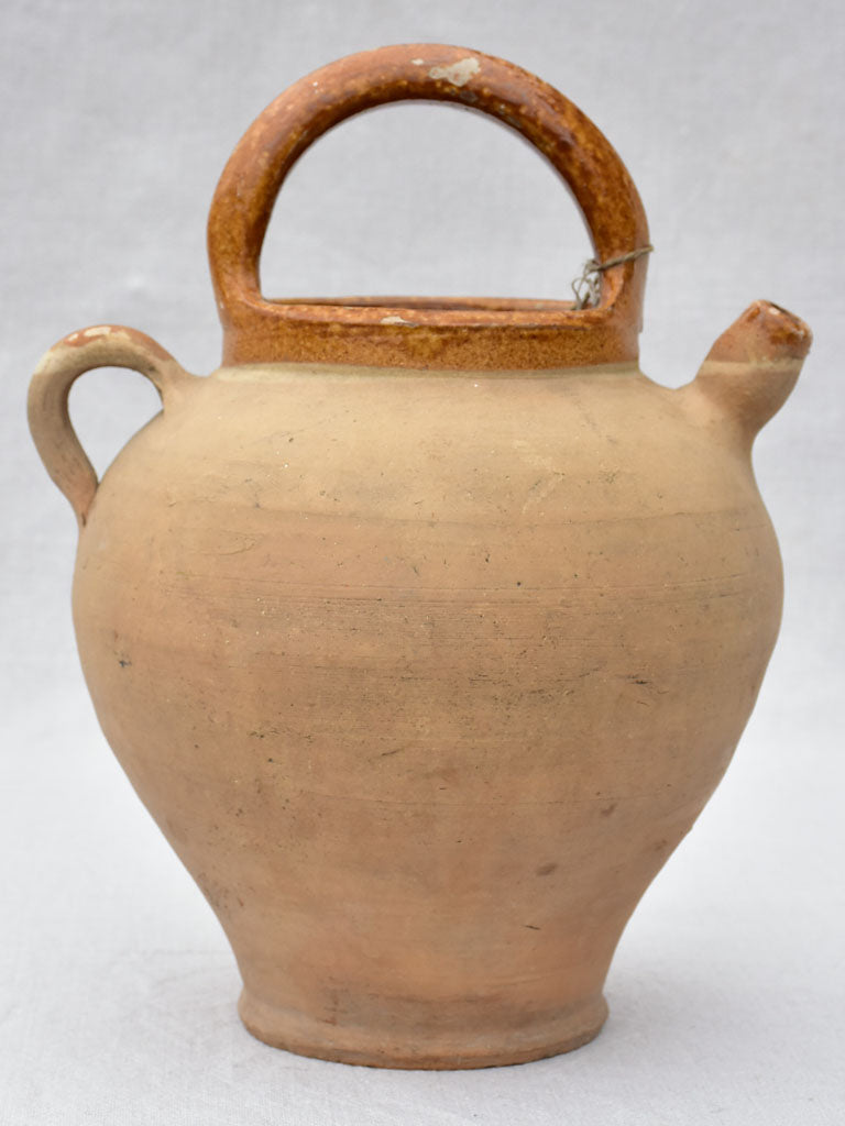 Early twentieth century water pitcher - clay 13¾"