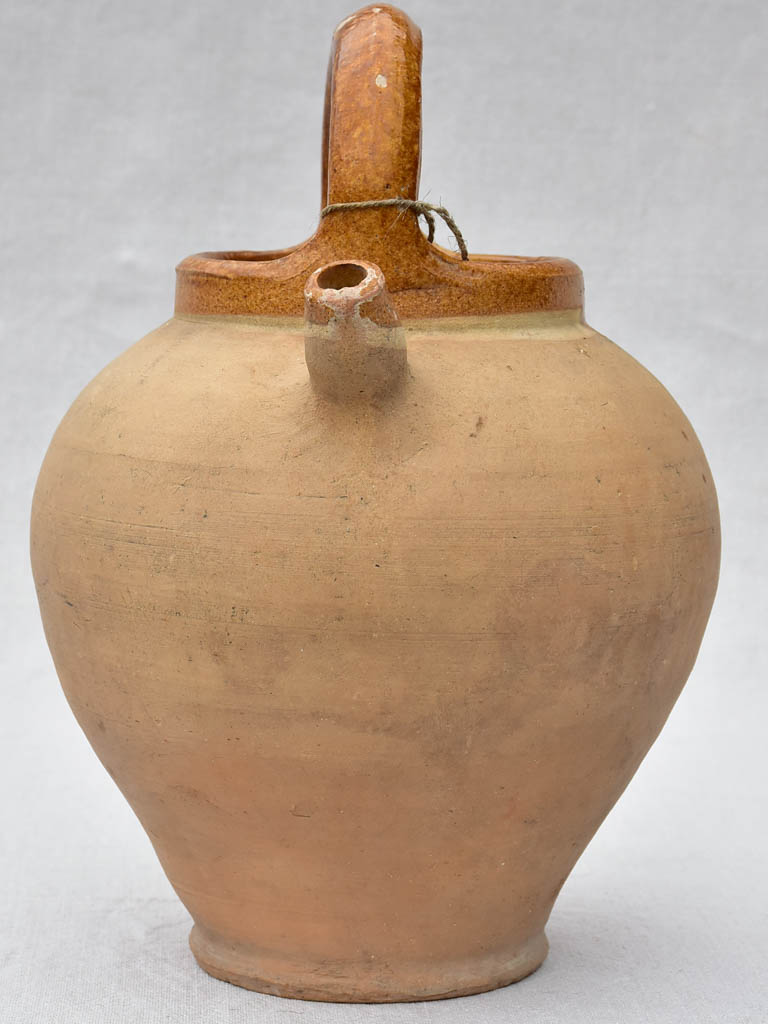 Early twentieth century water pitcher - clay 13¾"