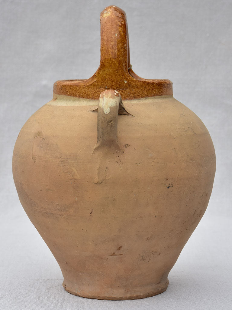 Early twentieth century water pitcher - clay 13¾"