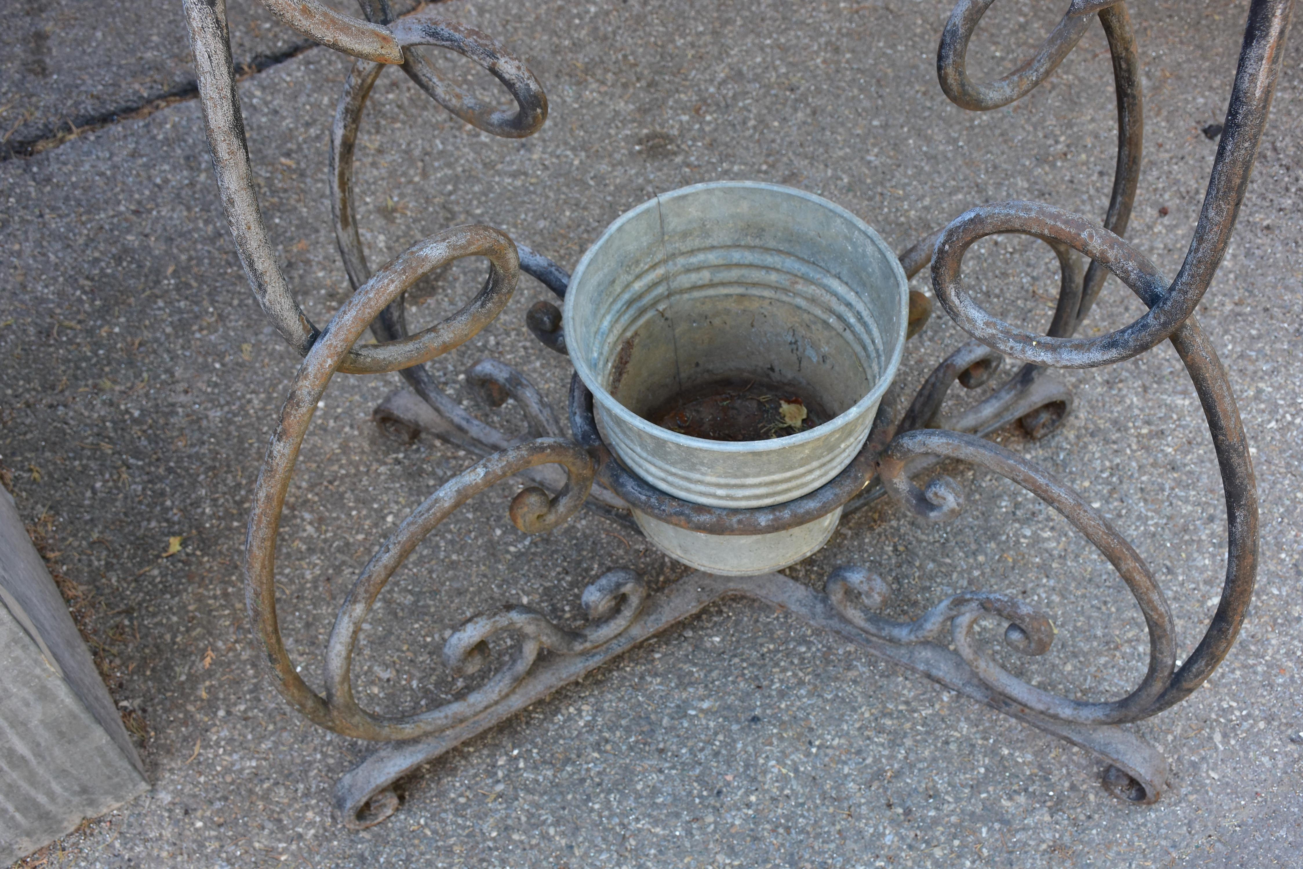 Vintage French planter stand