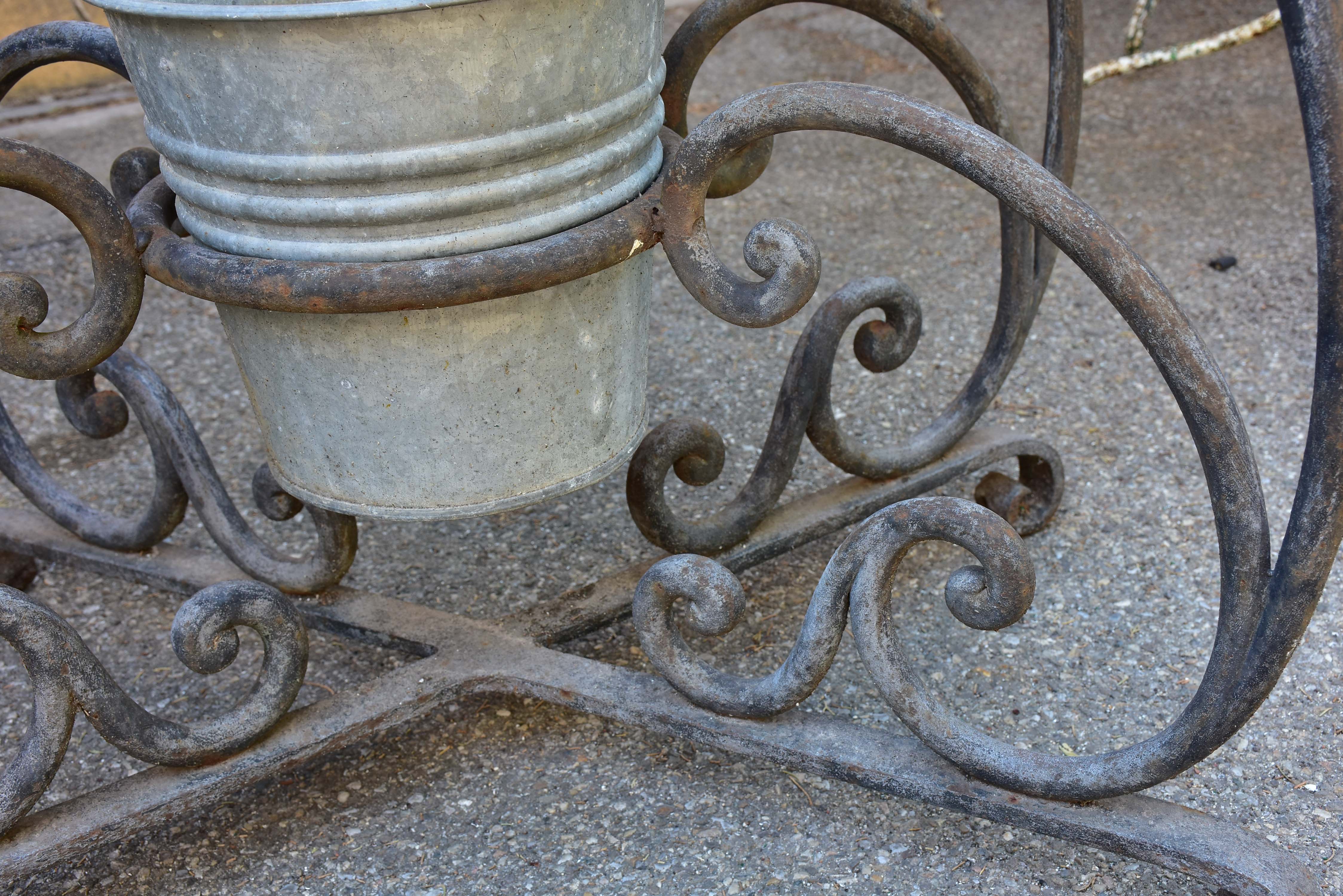 Vintage French planter stand