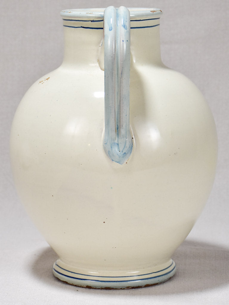 Handpainted vintage pharmacy pitcher labelled Unguentum