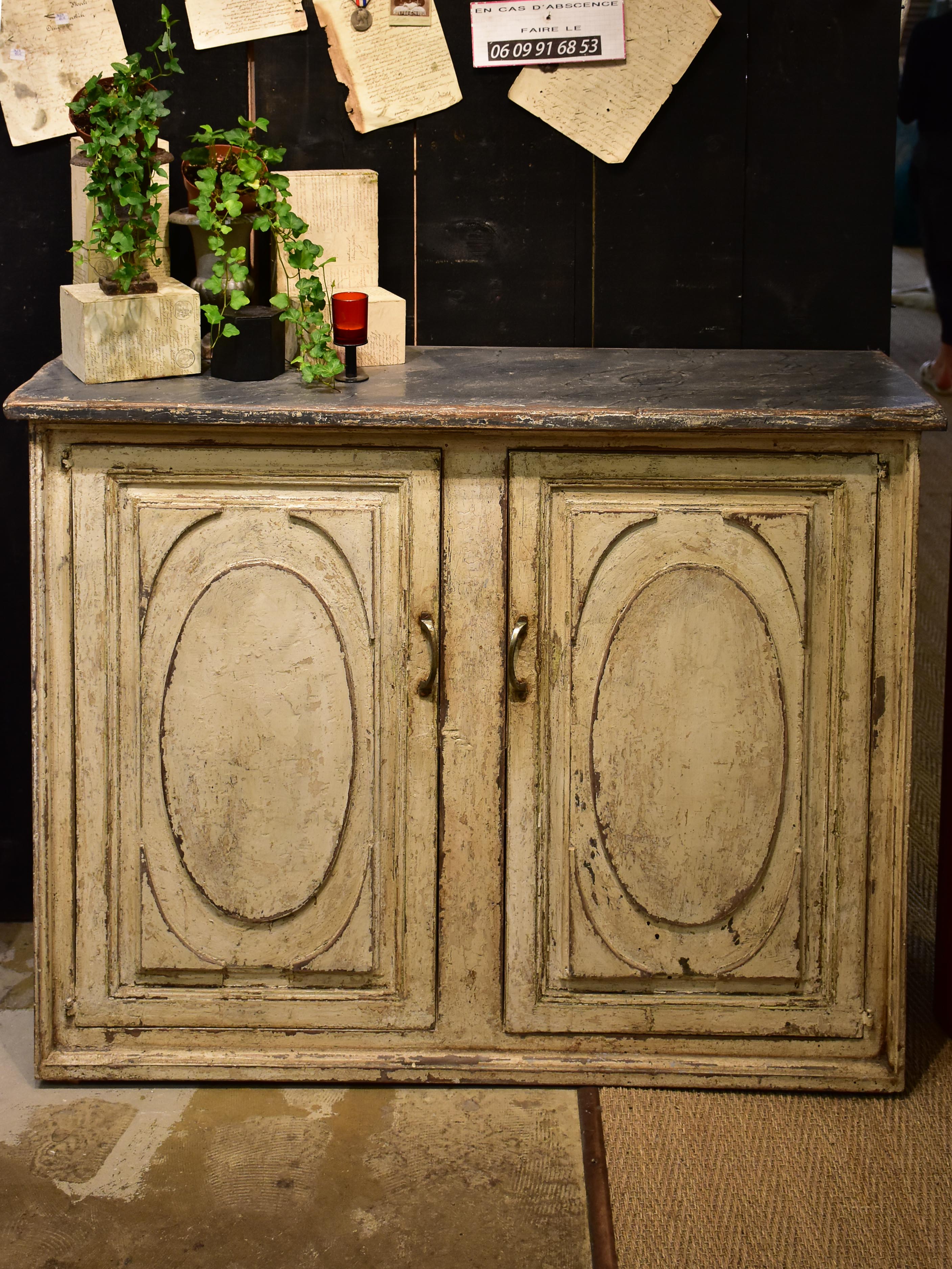 Pair of French commodes with faux marble top