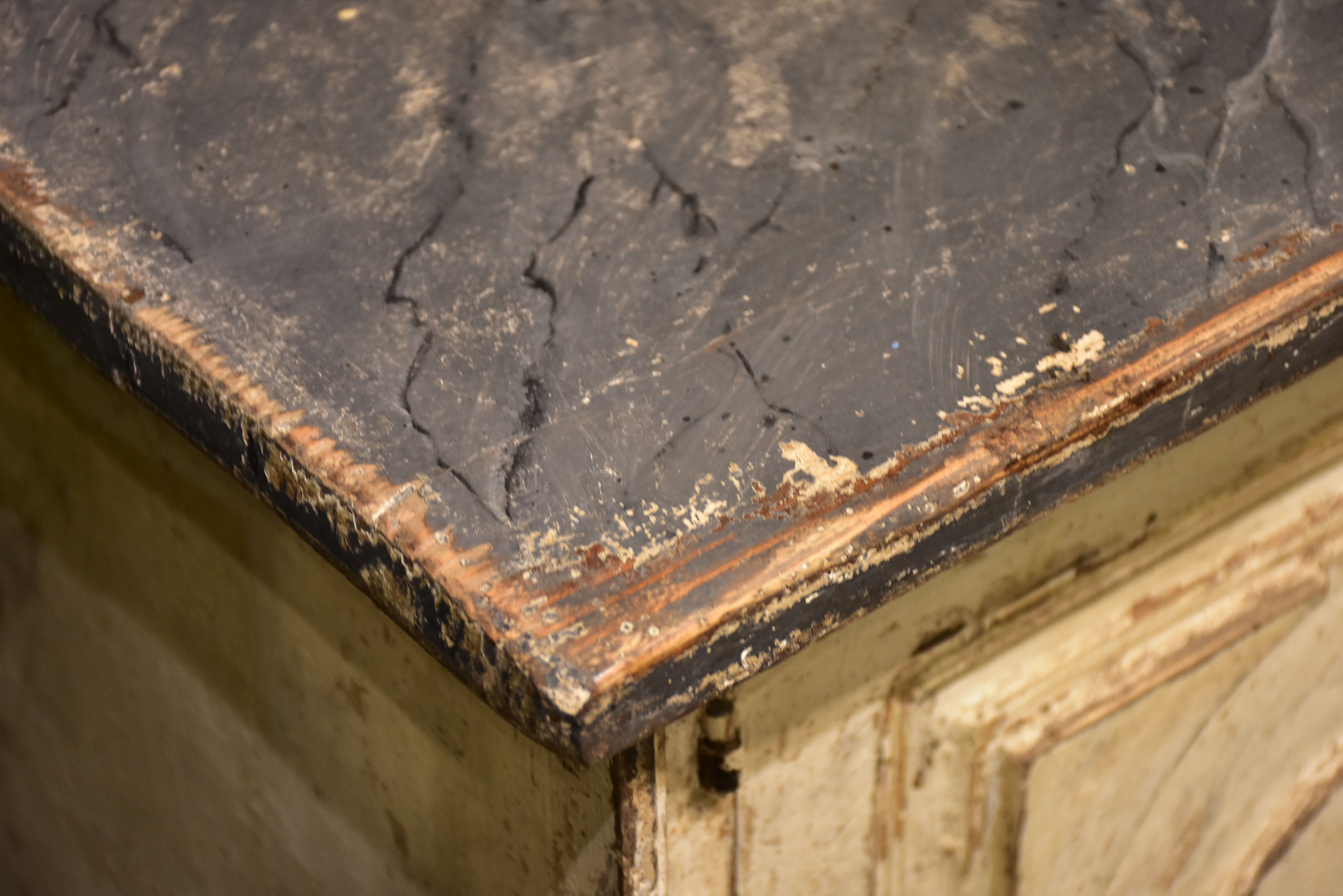 Pair of French commodes with faux marble top