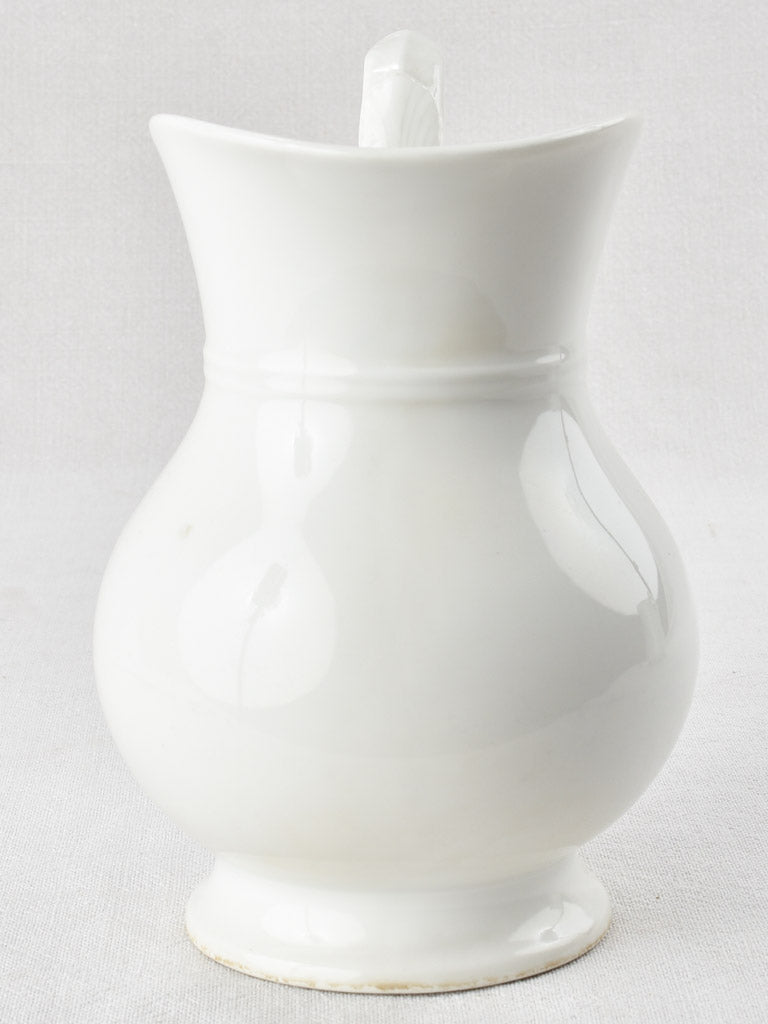 Antique porcelain water pitcher 8¼"