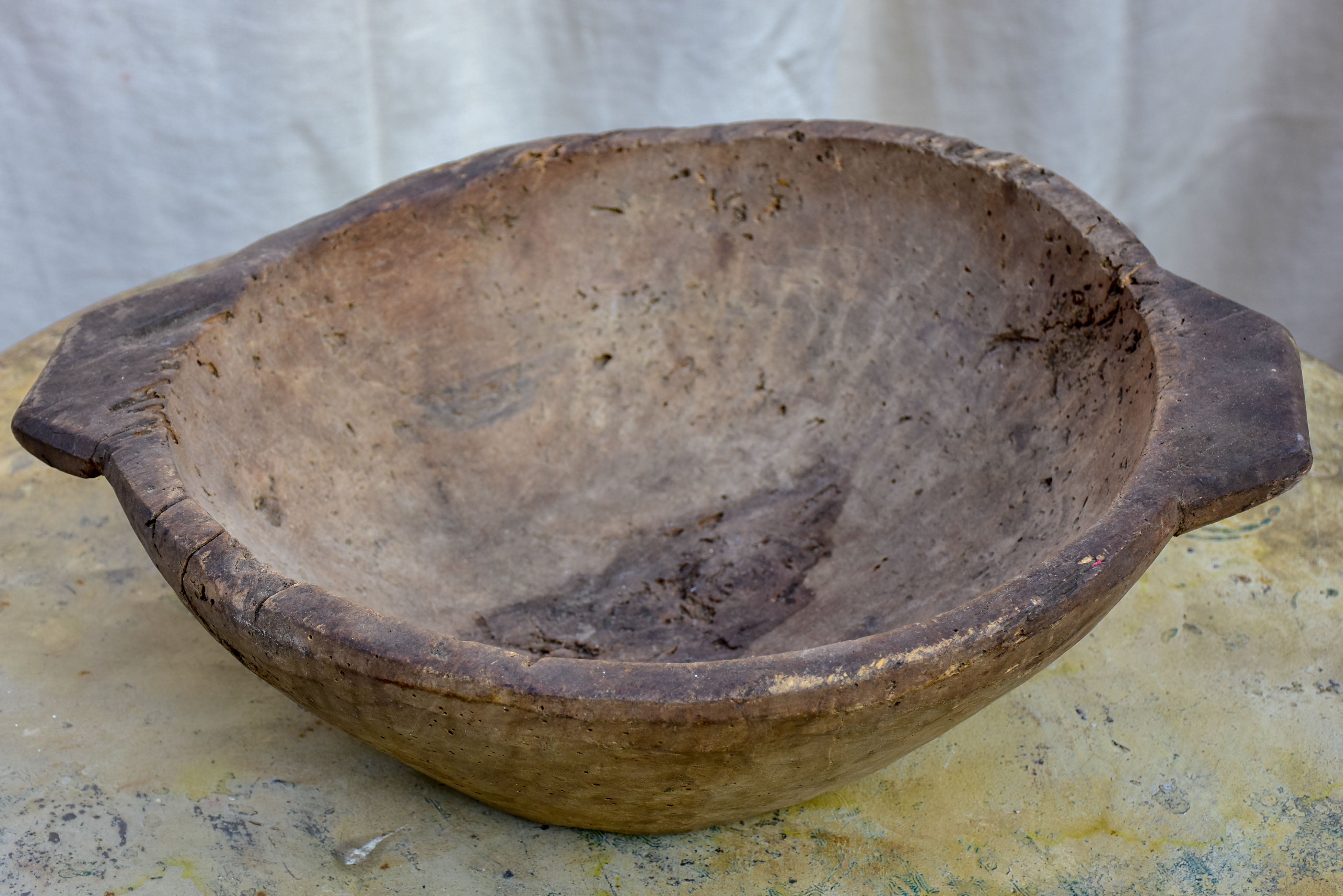 Antique French wooden animal trough