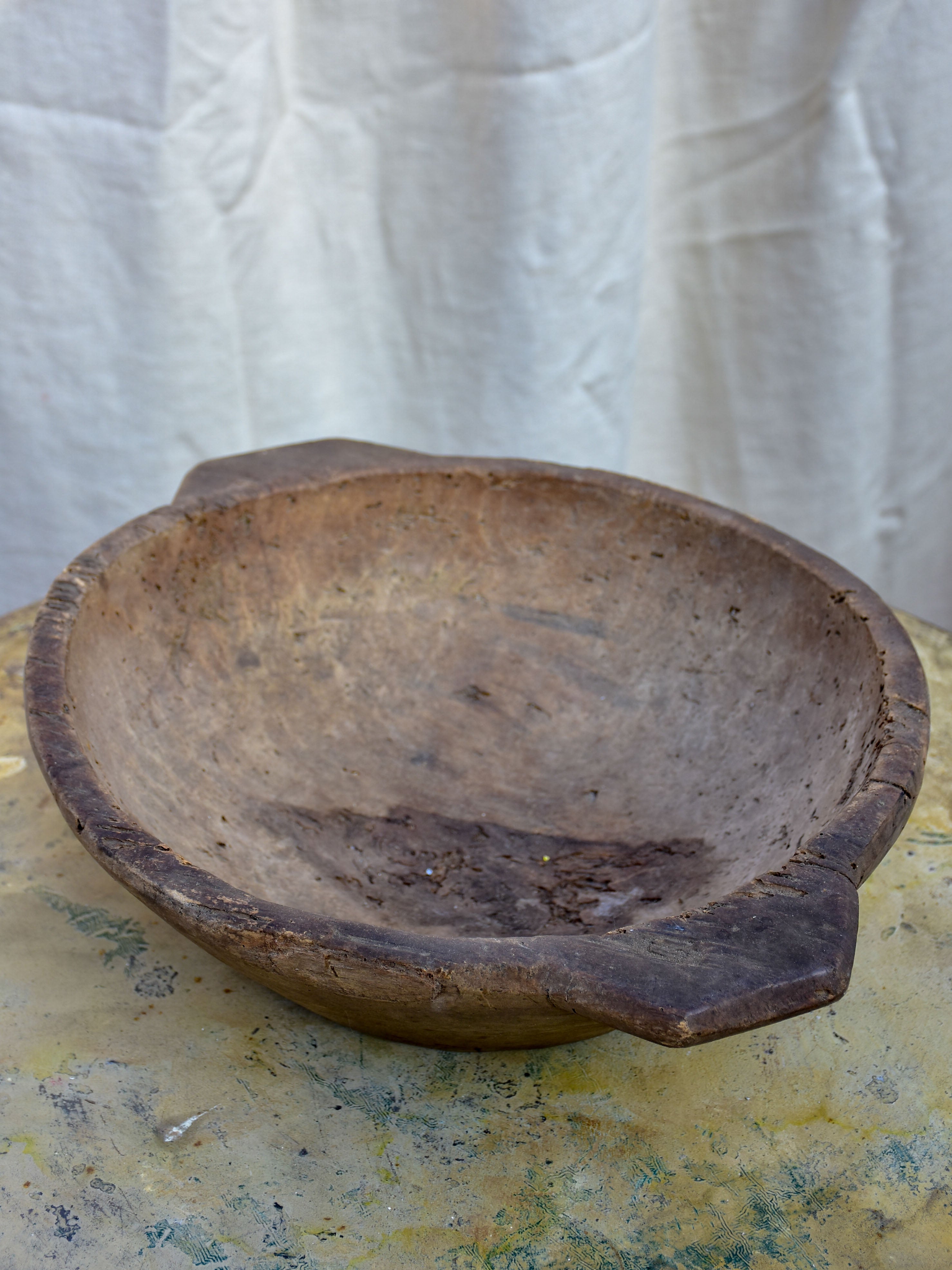 Antique French wooden animal trough