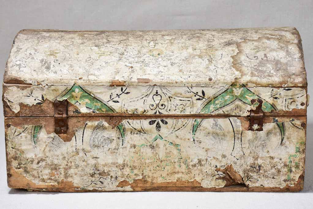 Superb antique French storage chest 17¾"