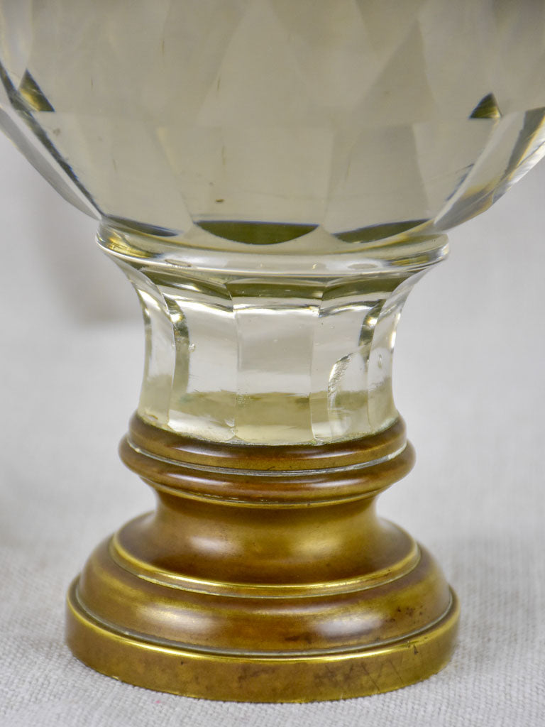 19th-century balustrade ball - crystal