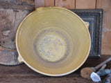 French confit bowl with ochre glaze – 19”