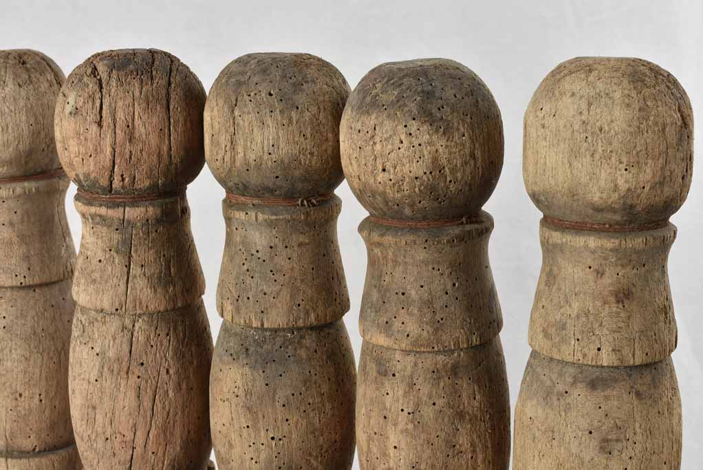 Late 19th century French bistro skittles 19¾"