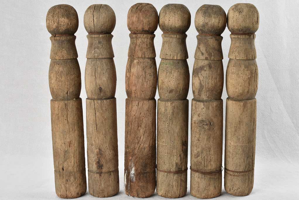 Late 19th century French bistro skittles 19¾"