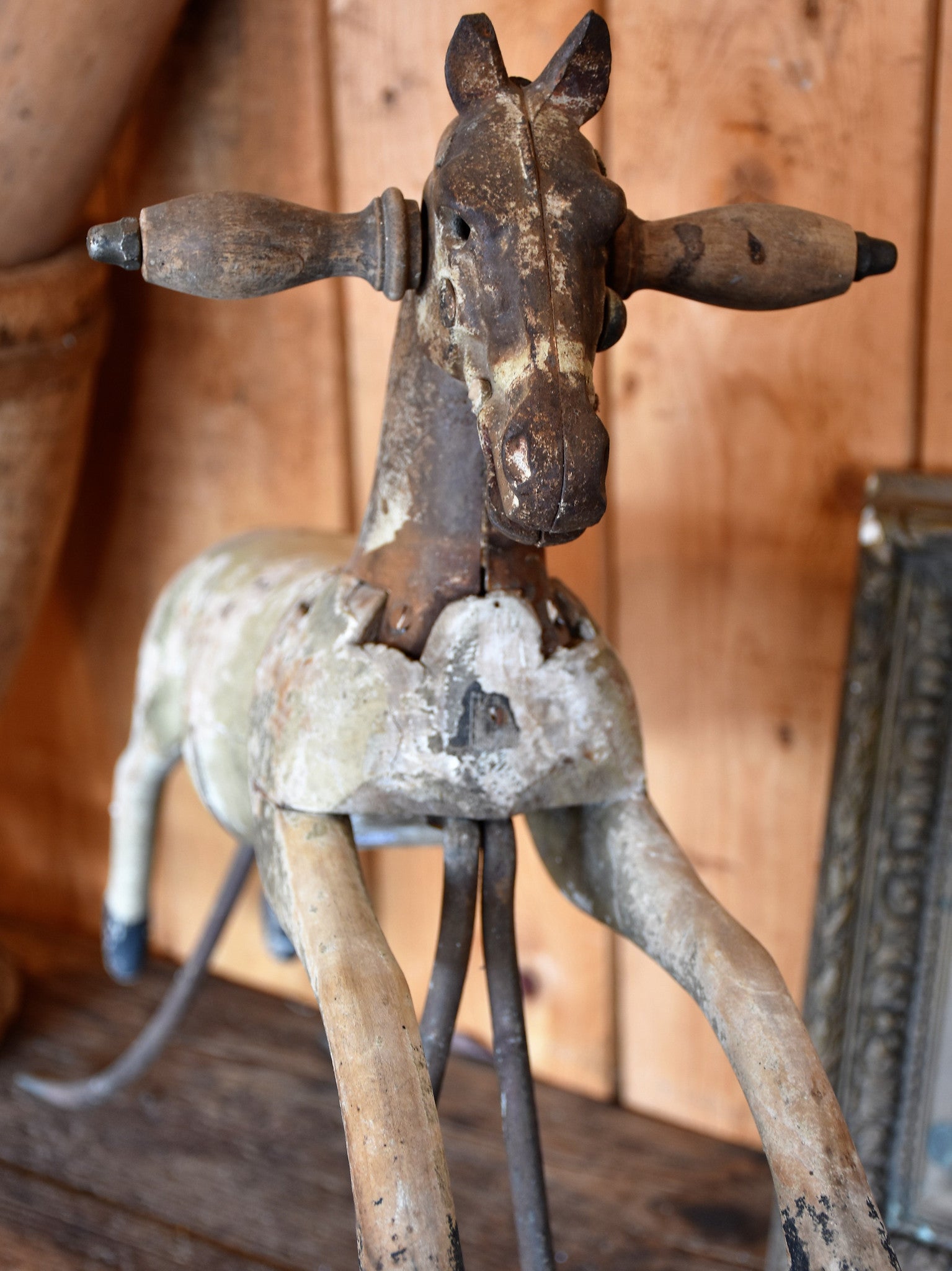 19th century French rocking horse