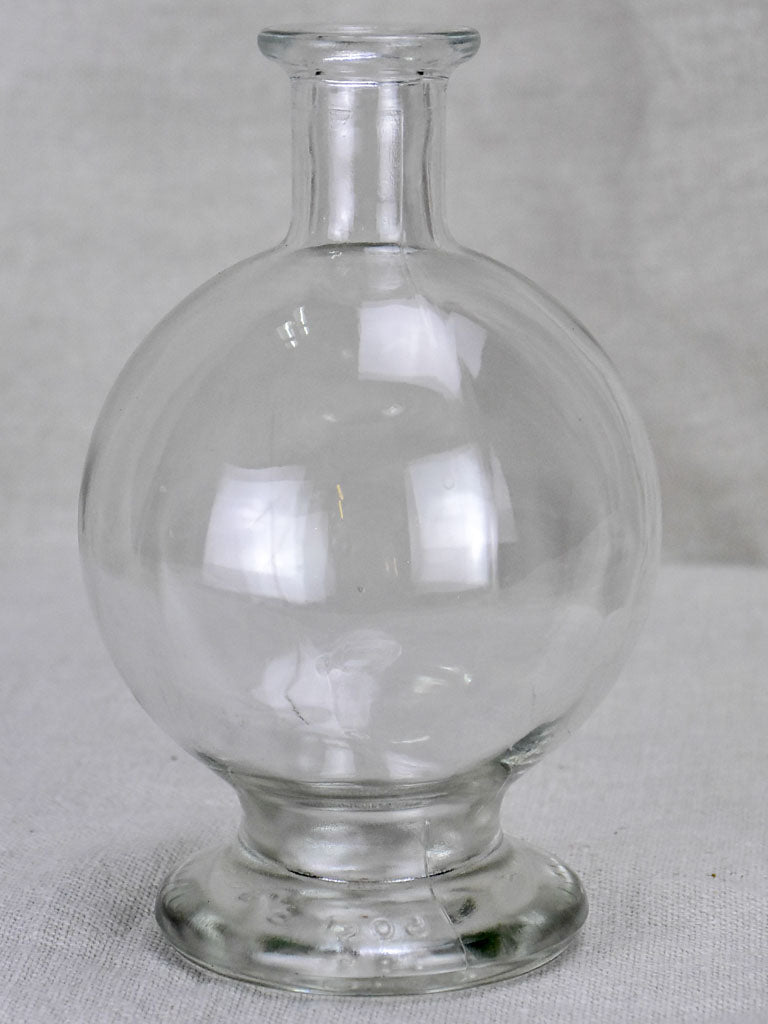 Vintage Glass bottle - type six - bulbous (5 available)