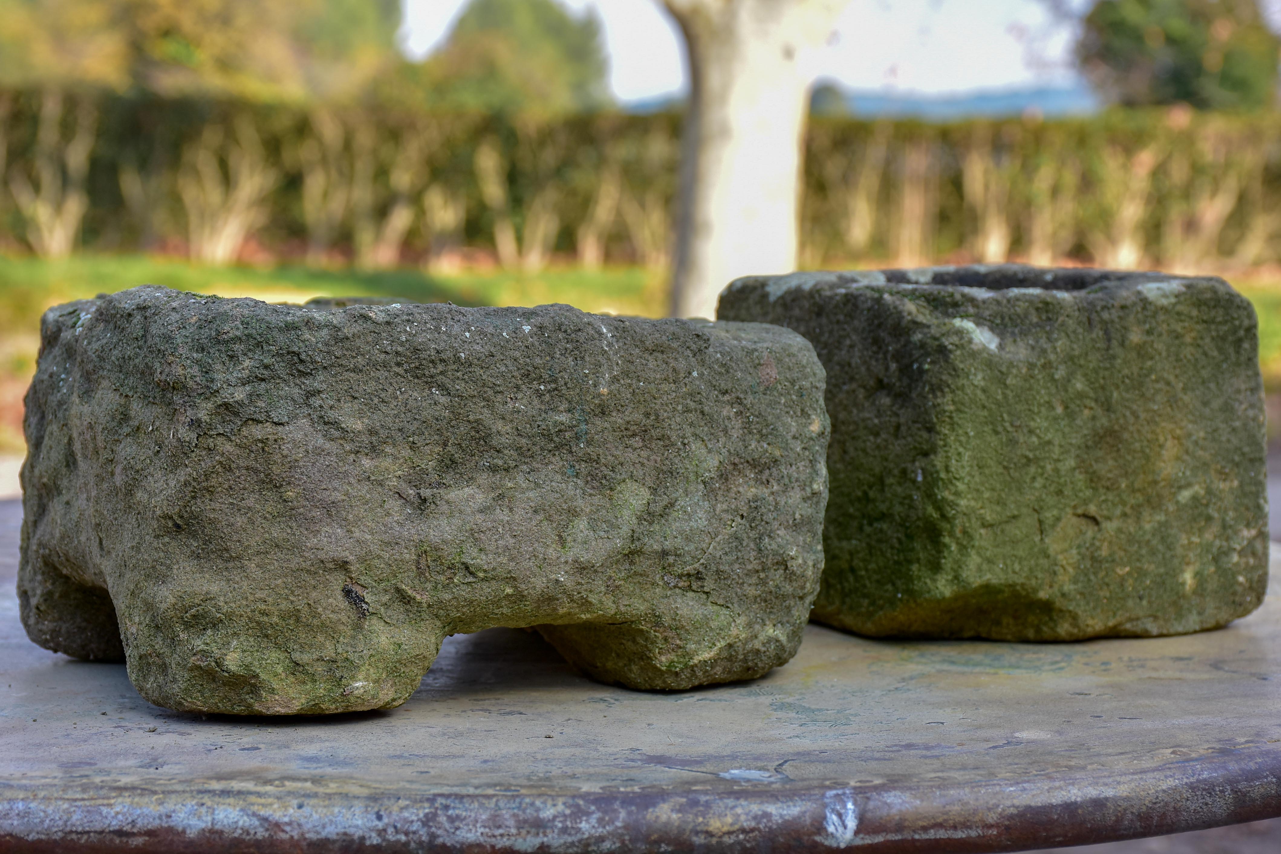 Two antique French mortars