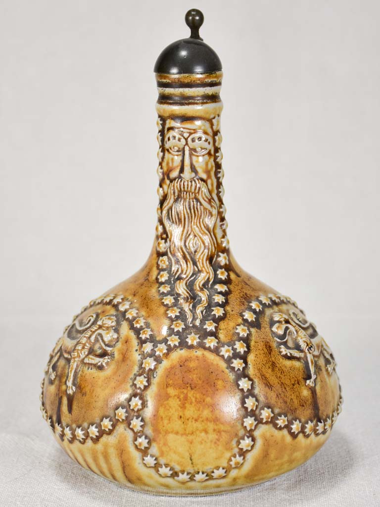 Marjorelle Antique Stoneware Liqueur Decanter