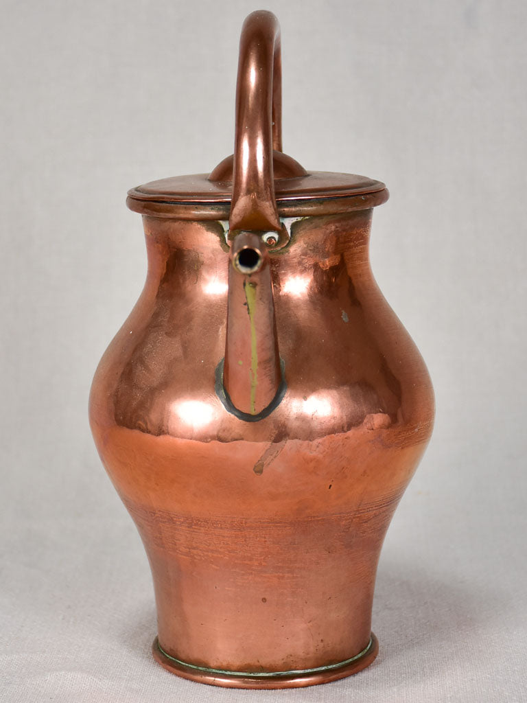 18th century Louis XVI copper water pitcher