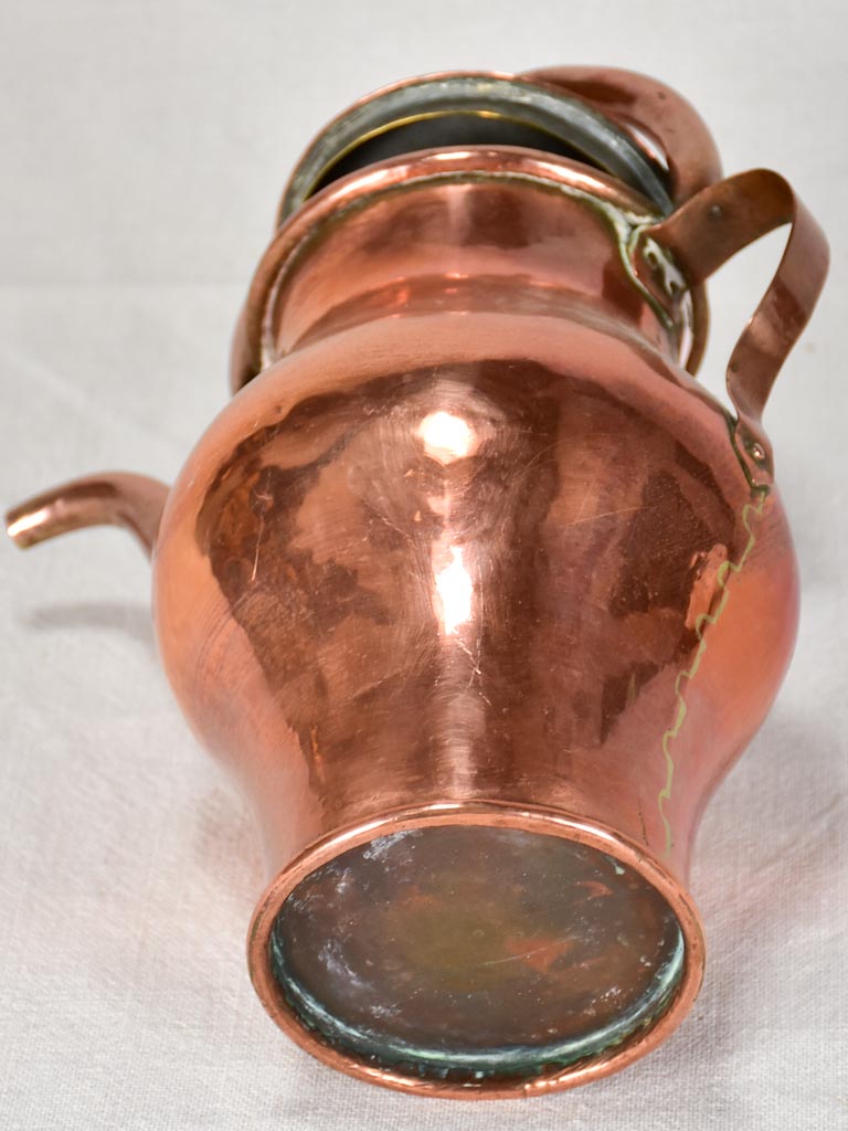 18th century Louis XVI copper water pitcher