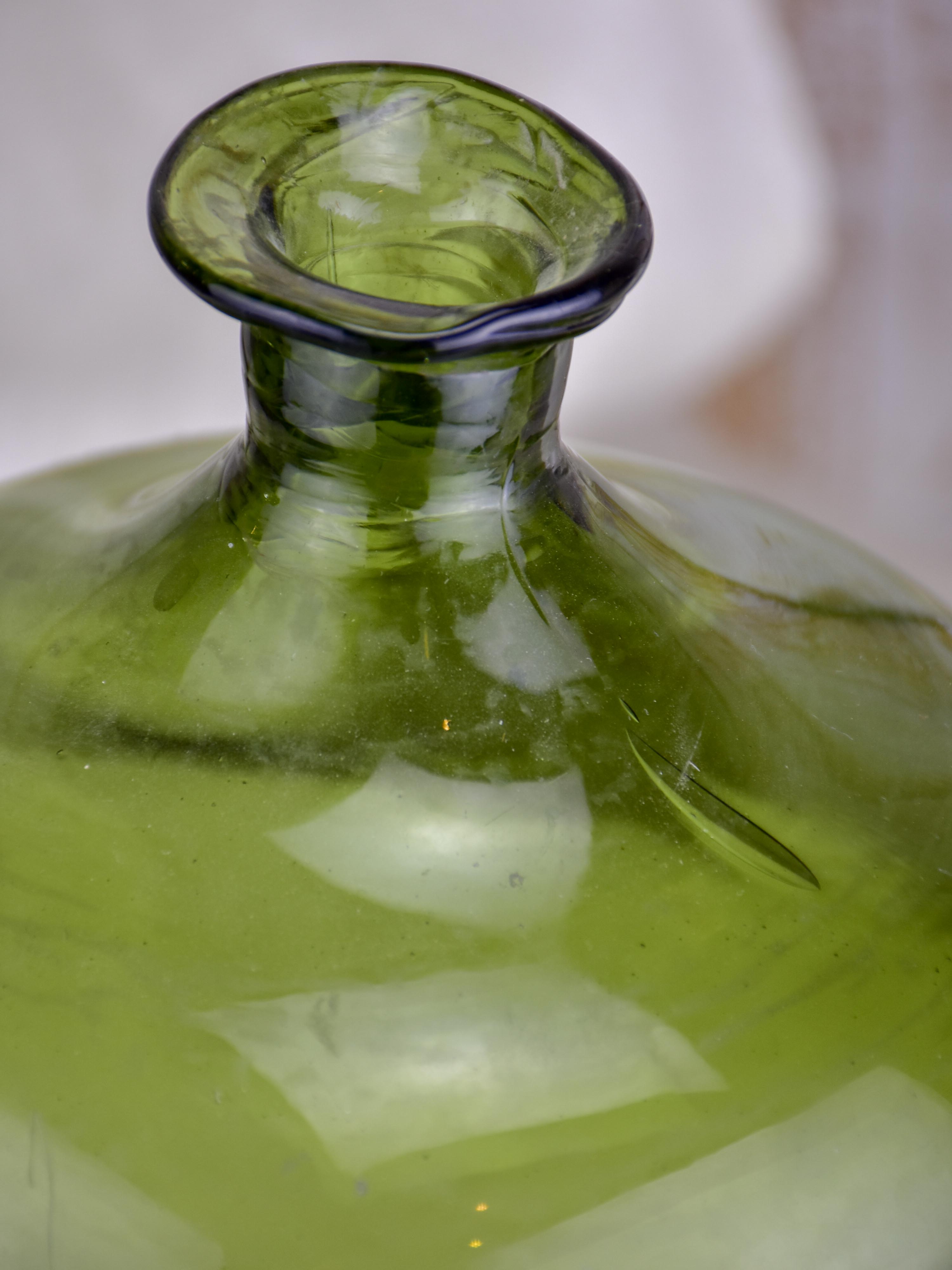 18th Century French glass bottle