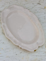 19th Century French platter - white