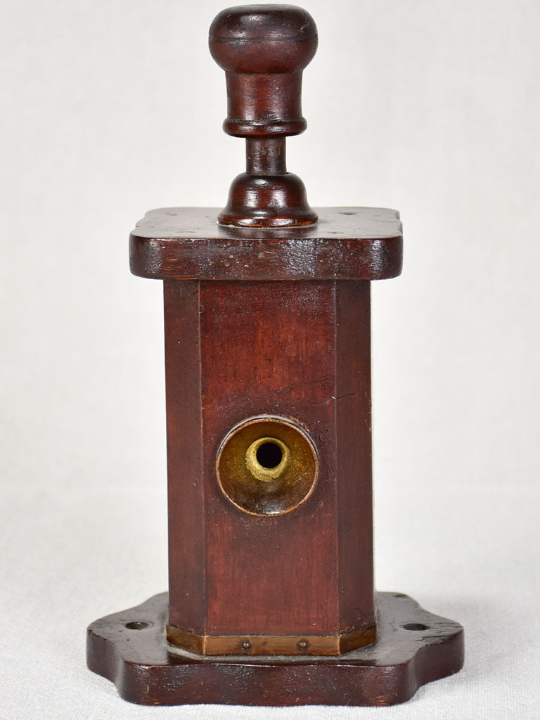 Early 20th century French cigar cutter guillotine 9½"