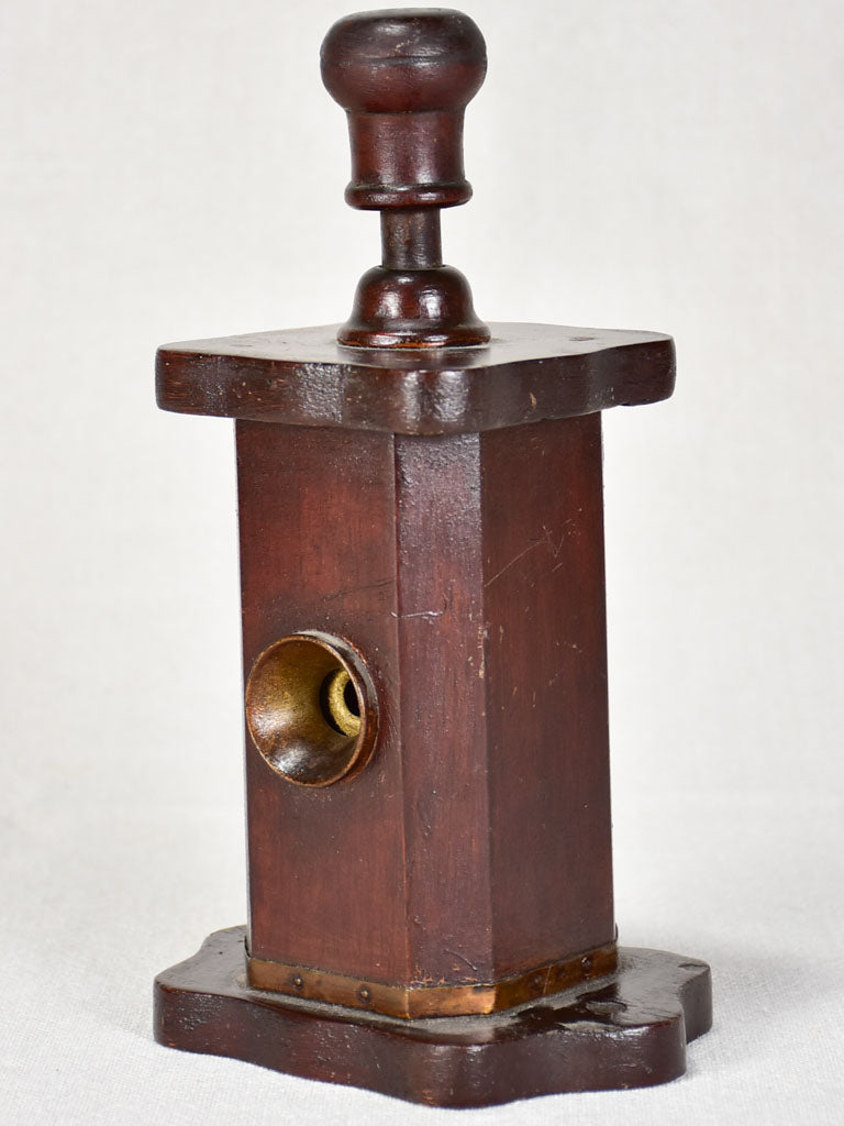 Early 20th century French cigar cutter guillotine 9½"