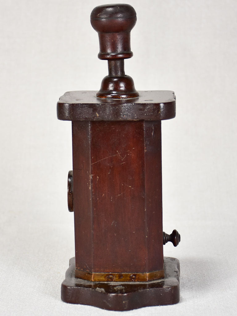 Early 20th century French cigar cutter guillotine 9½"