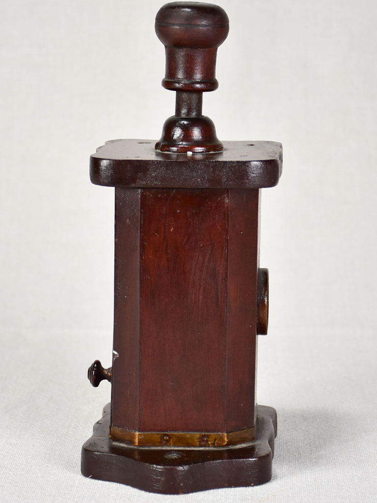 Early 20th century French cigar cutter guillotine 9½"