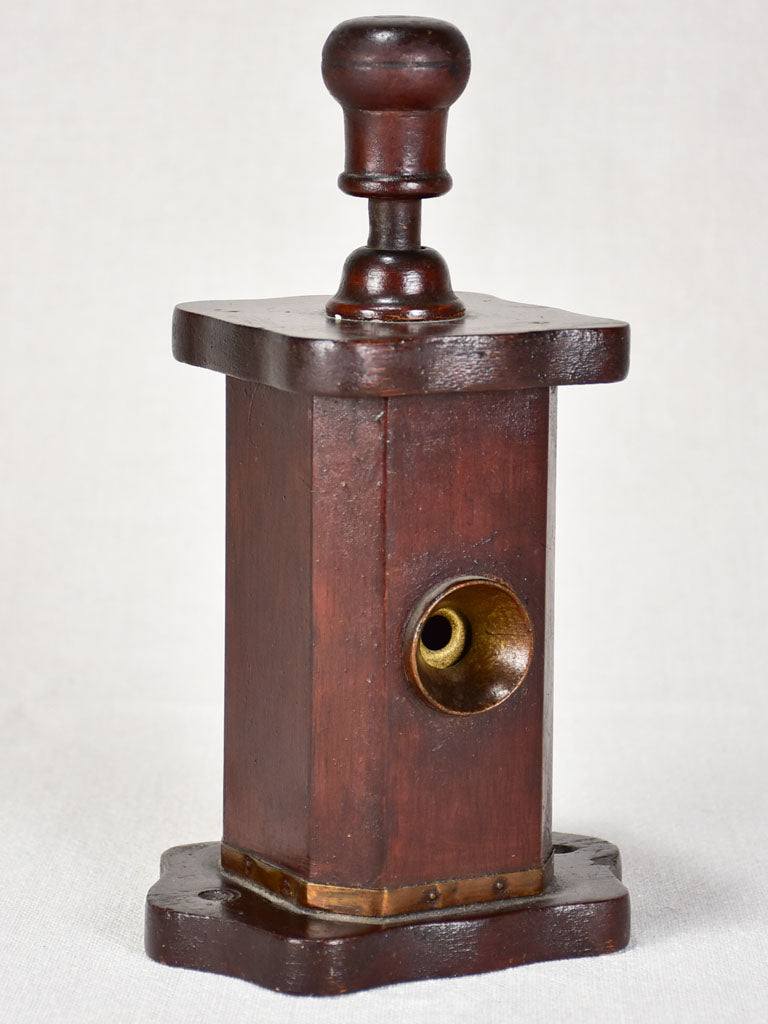 Early 20th century French cigar cutter guillotine 9½"