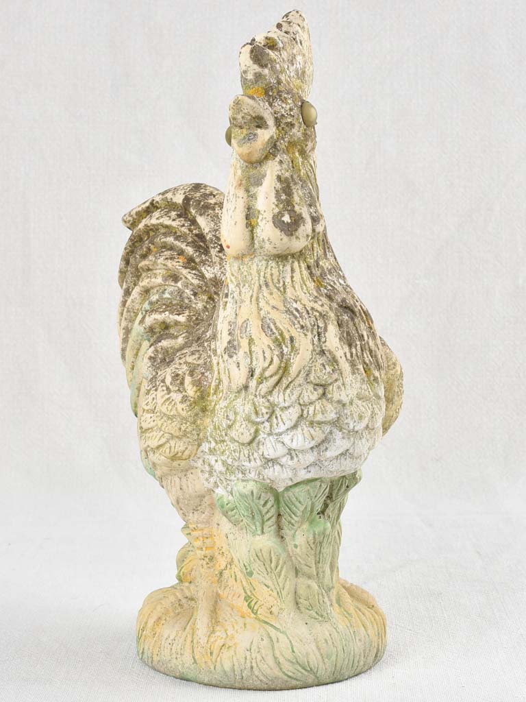 Vintage sculpture of a hen - plaster 13½"