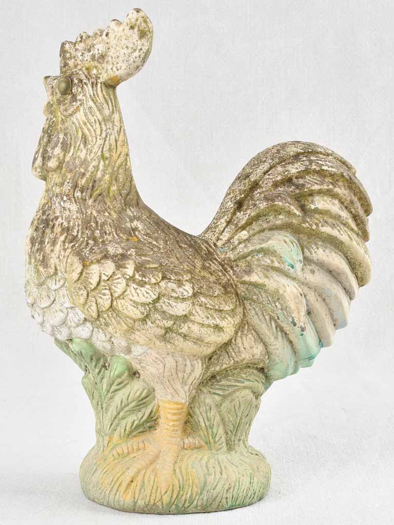 Vintage sculpture of a hen - plaster 13½"