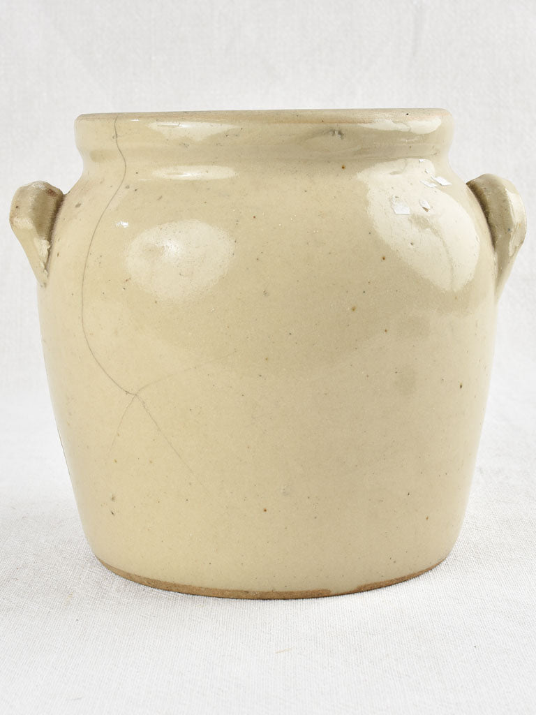 Collection of 8 antique stoneware crock pots 7½" - 12½"