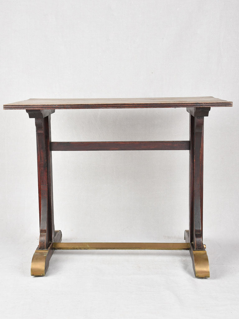 Authentic Brass-brace Bistro Table