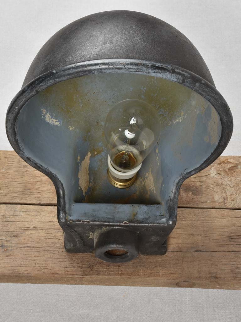 Industrial wall light - salvaged cow's water troughs 47¼"