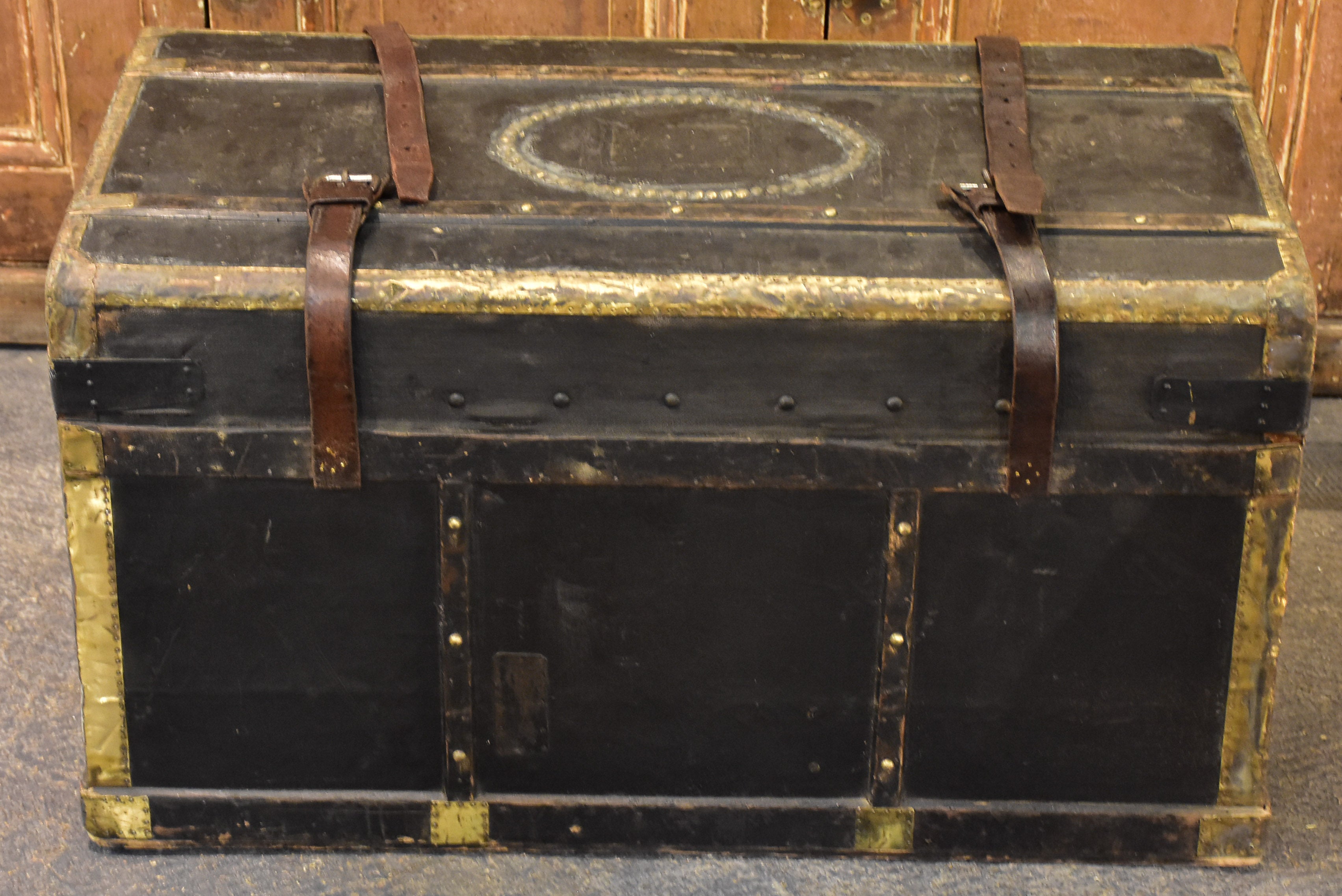 Late 19th century French travel trunk