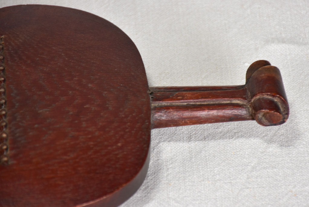 Late 19th-century mirror in the shape of a violin 17¾"