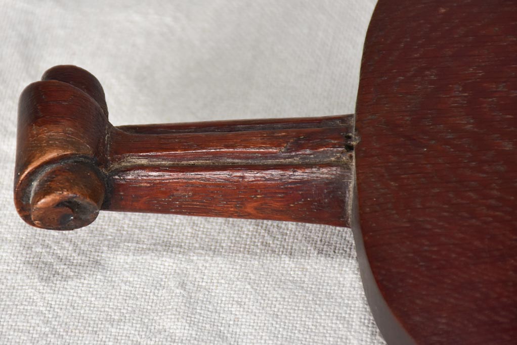 Late 19th-century mirror in the shape of a violin 17¾"